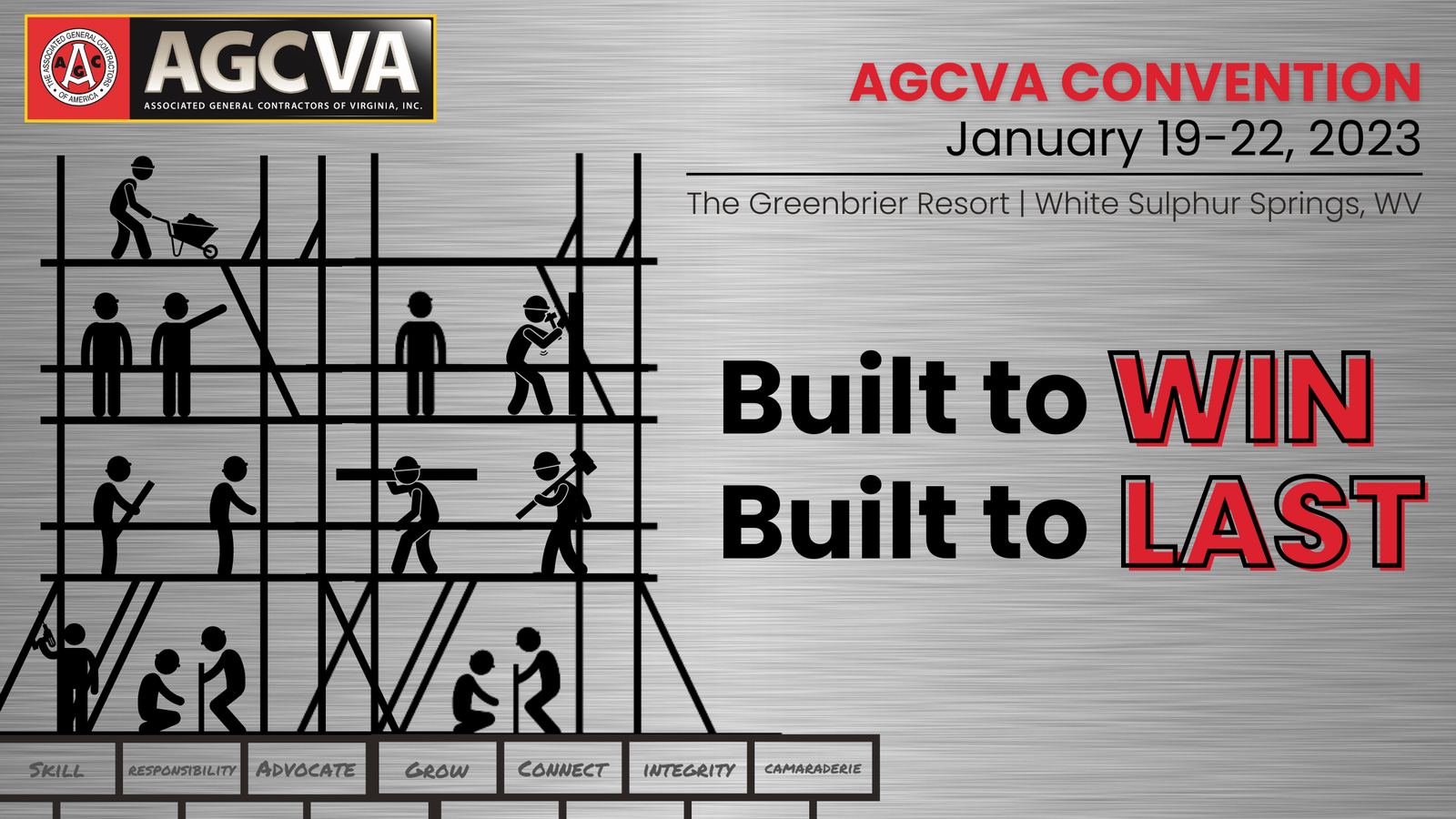 You are currently viewing Associated General Contractors of Virginia (AGCVA) 2023 Convention