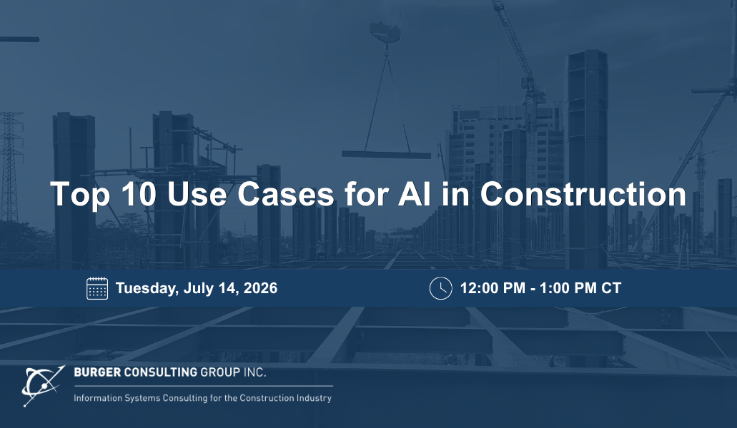 You are currently viewing Webinar: Top 10 Use Cases for AI in Construction